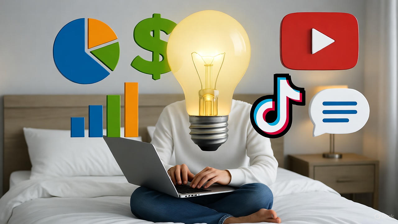 Content Creation (YouTube, Blogging, TikTok)