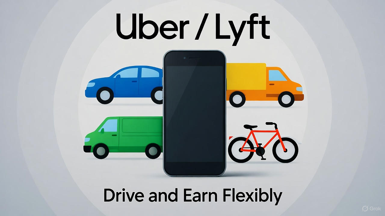 Uber / Lyft – Drive and Earn Flexibly