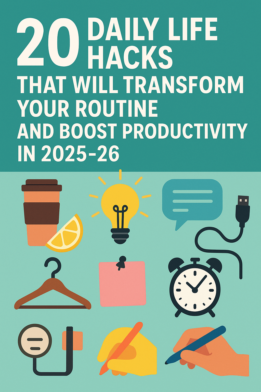 20 Daily Life Hacks That Will Transform Your Routine and Boost Productivity in 2025-26