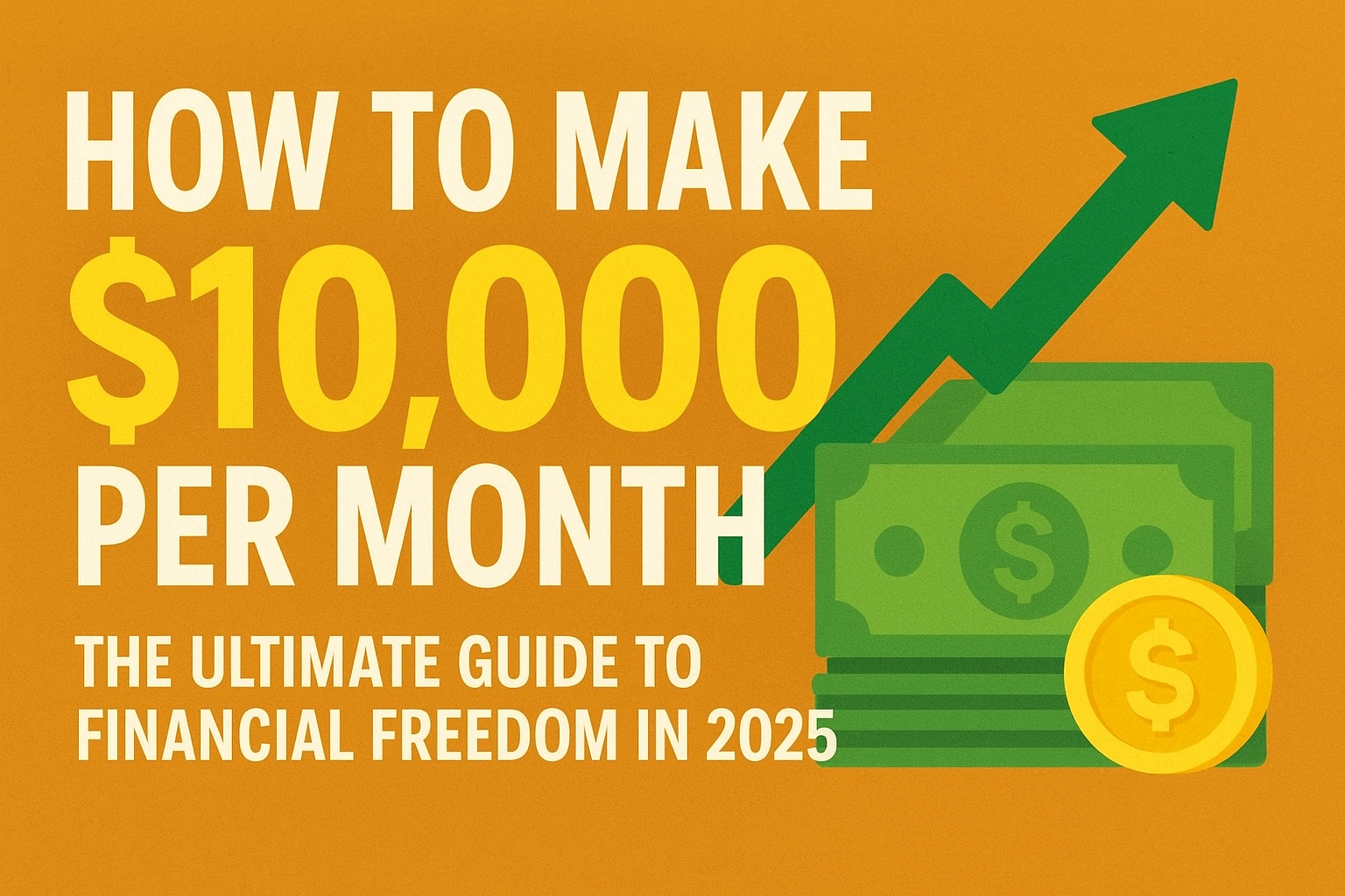 How to Make $10,000 Per Month: The Ultimate Guide to Financial Freedom in 2025