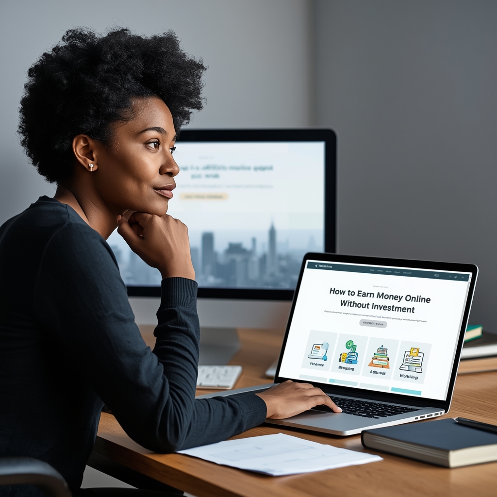 How to Earn Money Online Without Investment