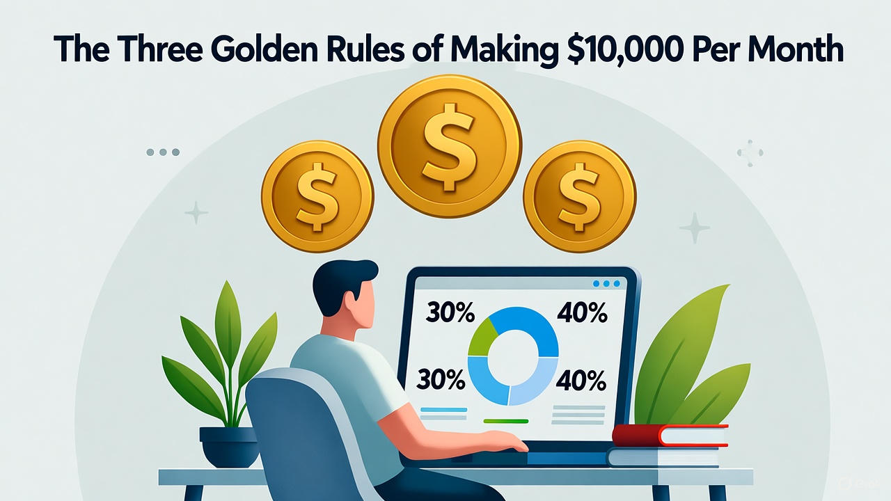 The Three Golden Rules of Making $10,000 Per Month