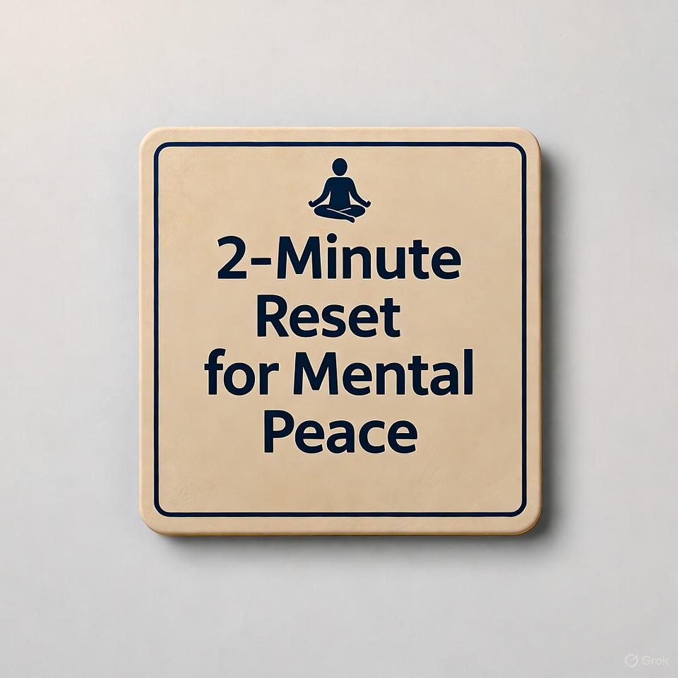2-Minute Reset for Mental Peace