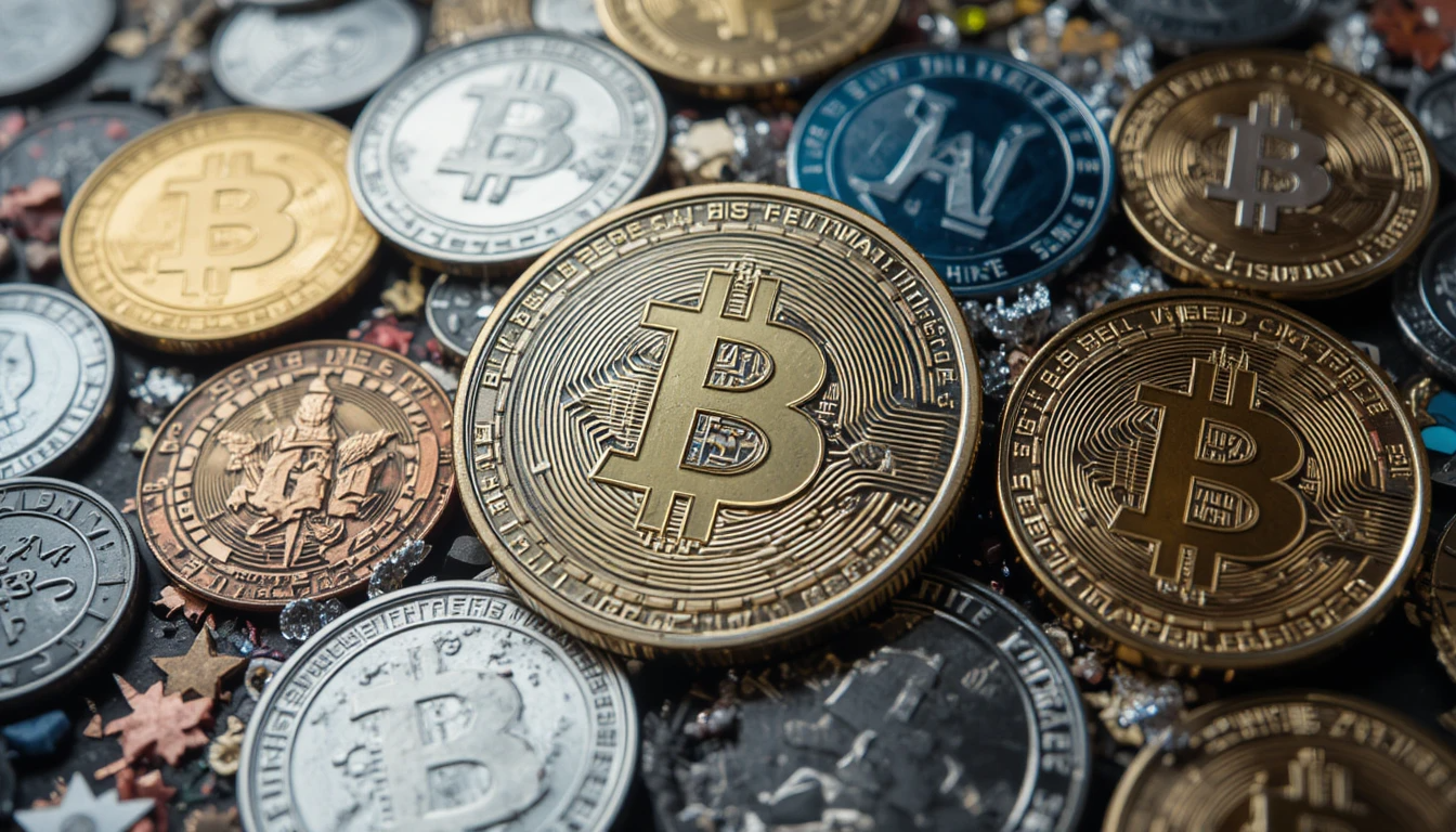 Eth Bitcoin and other alt coin images